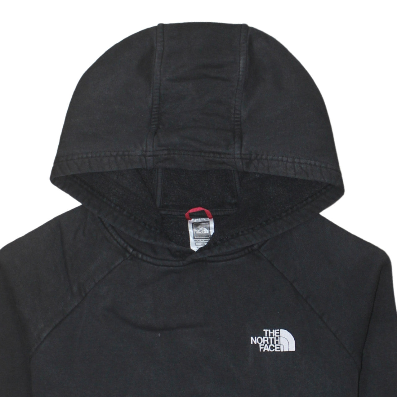 The North Face Men's Black L Pullover Hoodie Lined Logo Outdoor