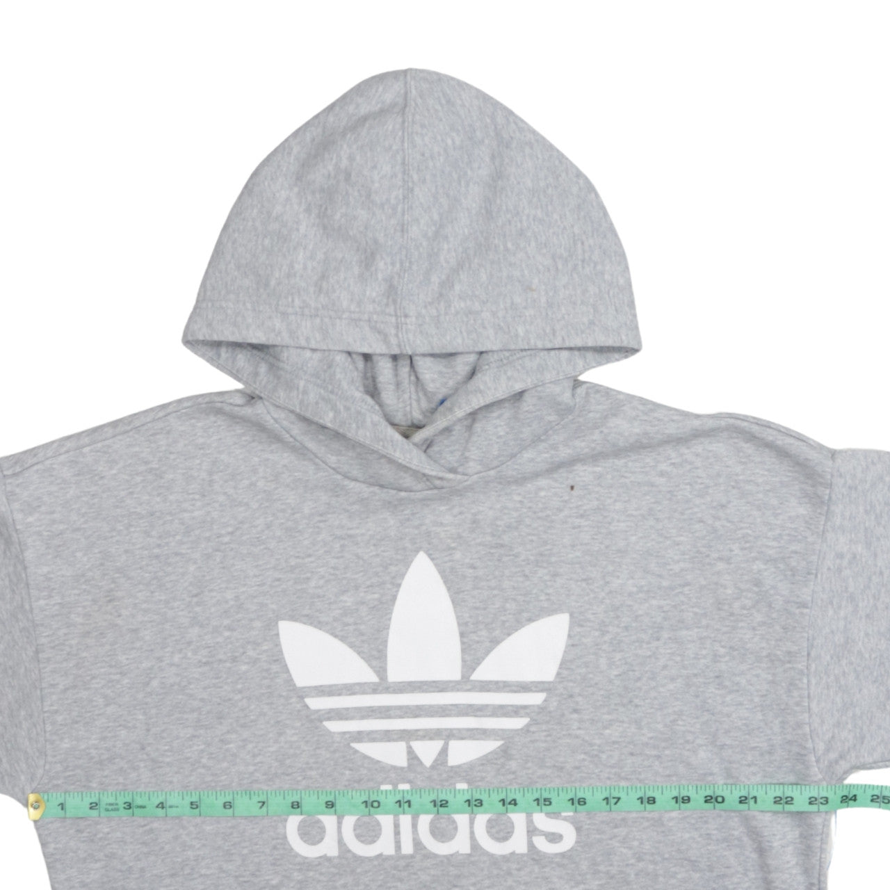 Adidas Womens Grey Hoodie Pullover Sweatshirt Size 14 UK
