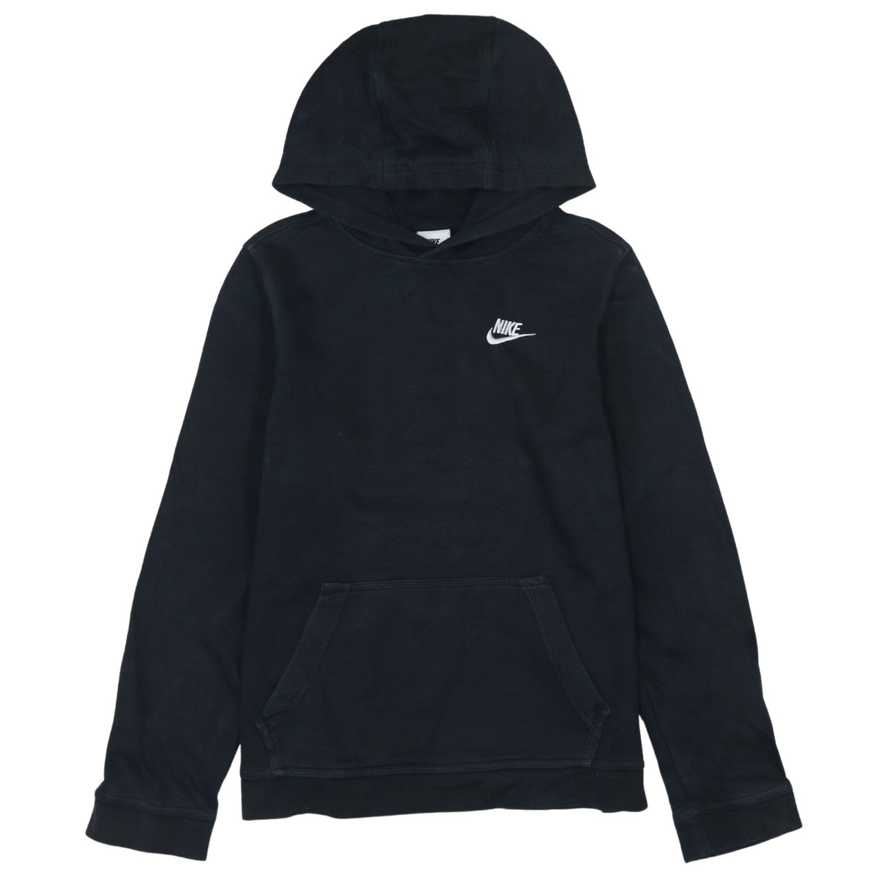 Nike Boys Black Pullover Hoodie XL 158-170cm Cotton Blend Casual