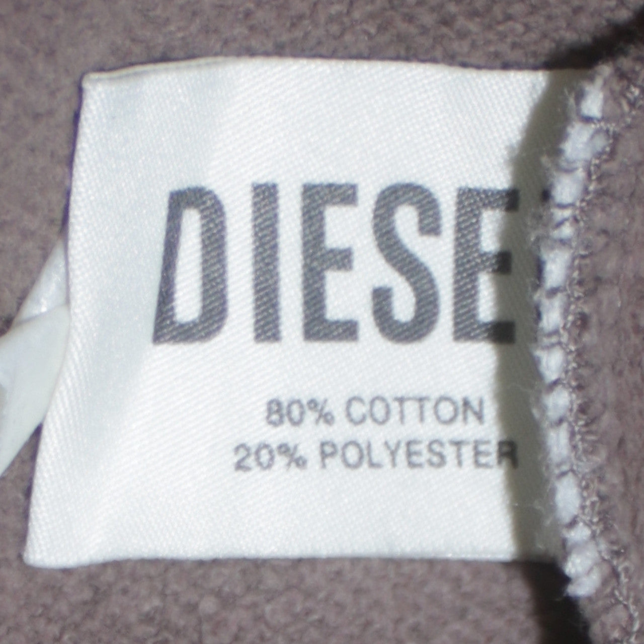 Diesel Women’s Brown Small Pullover Sweatshirt Cotton Blend
