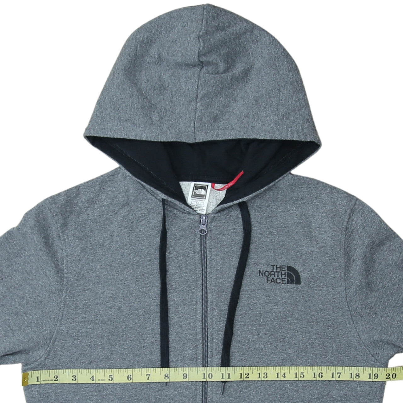 The North Face Men's Grey Full Zip Hoodie Size S