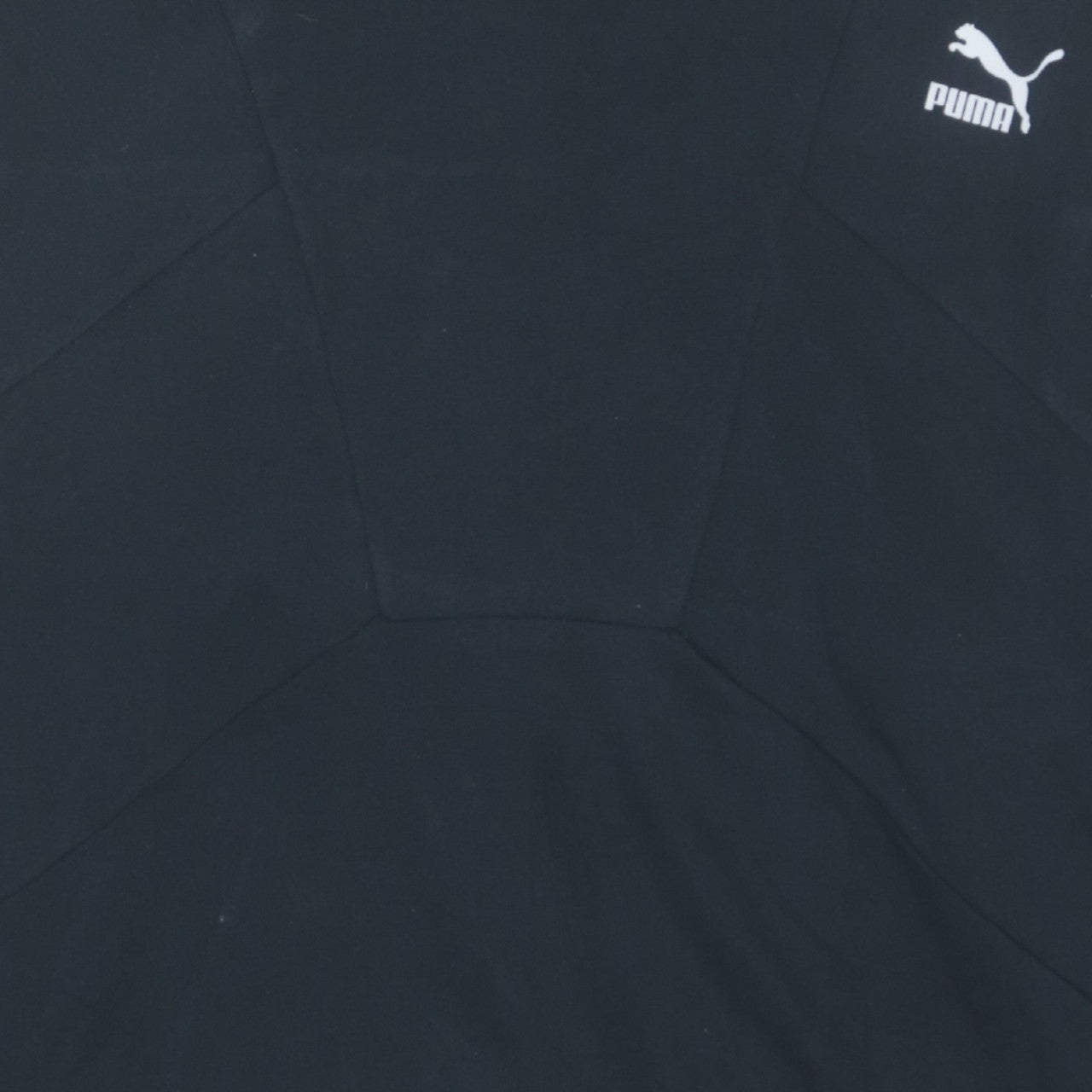 Puma Womens Black & Grey Pullover Hoodie Medium Cotton Blend