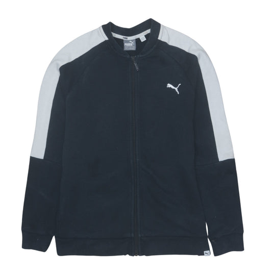 Puma Women Black Full Zip Hoodie XL Sportswear Comfortable Style