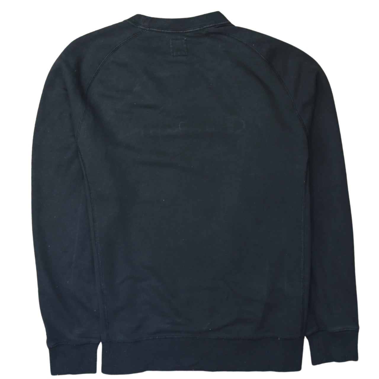 Champion Men's Black Small Crew Neck Embroidered Sweatshirt