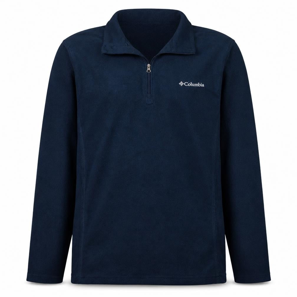 Columbia Men's Blue Fleece 1/4 Zip Pullover Sweatshirt M