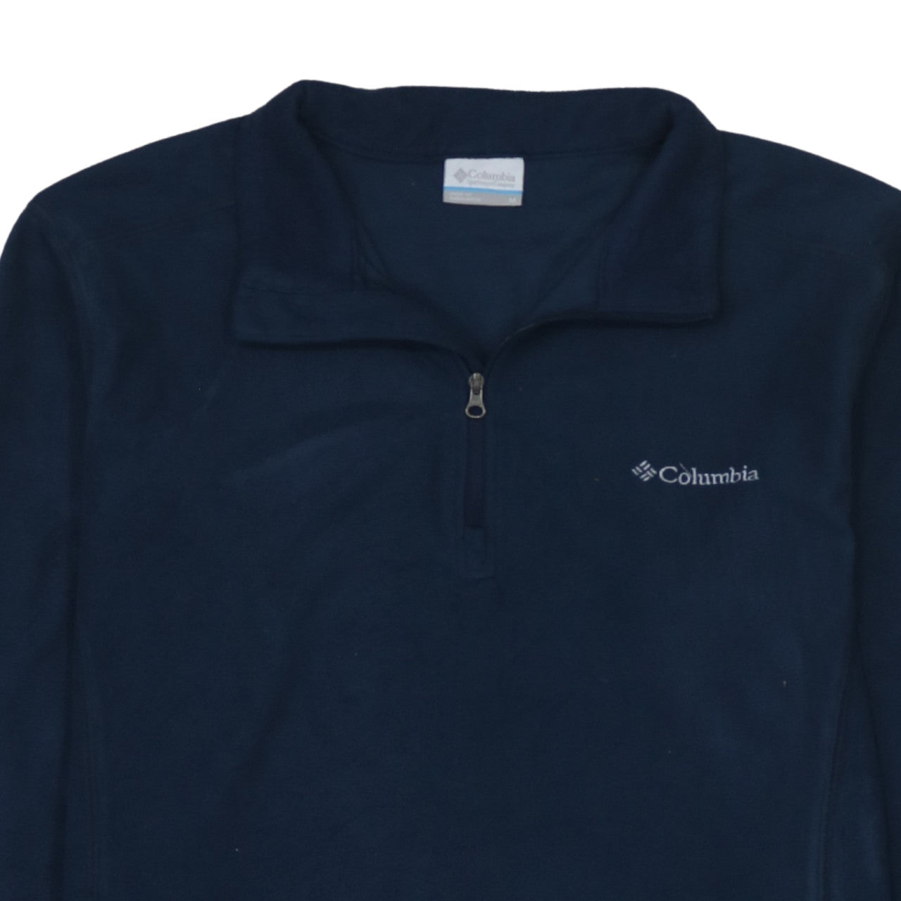 Columbia Men's Blue Fleece 1/4 Zip Pullover Sweatshirt M