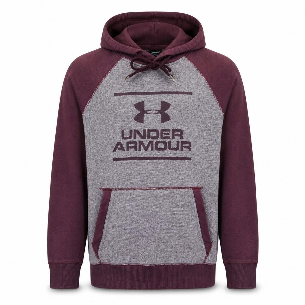 Under Armour Men's Purple Grey Pullover Hoodie Size Small