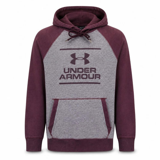 Under Armour Men's Purple Grey Pullover Hoodie Size Small