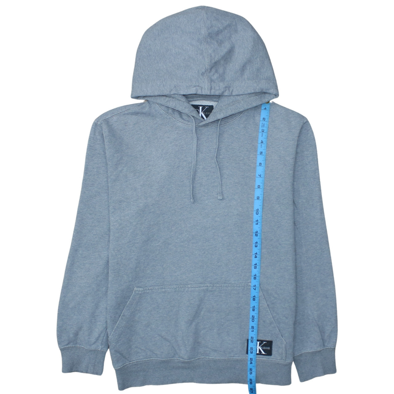 Calvin Klein Jeans Men's Grey Pullover Hoodie Size M