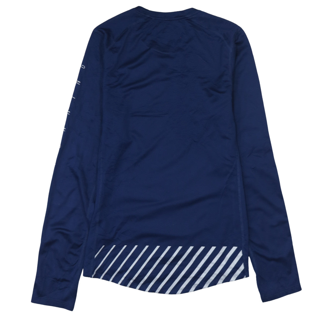 Nike Men's Blue Dri-FIT Long Sleeve Running T-Shirt Size S
