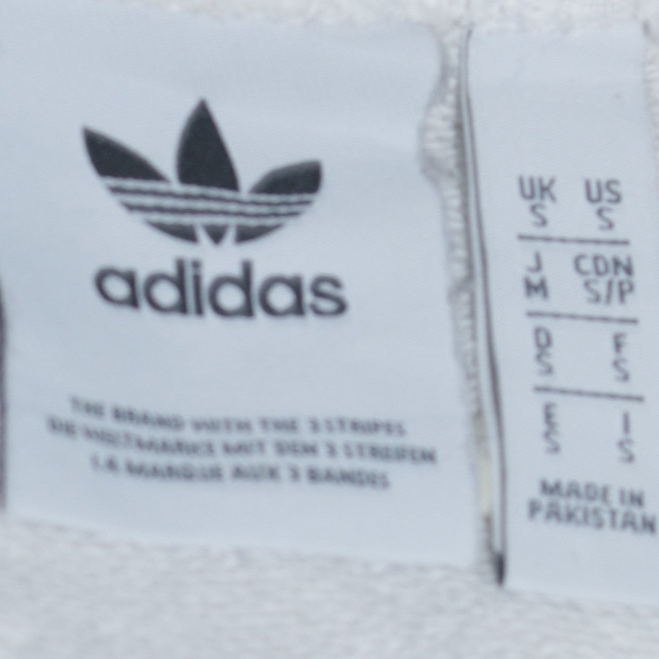 Adidas Men’s White Pullover Sweatshirt S Logo Crew Neck Sportswear