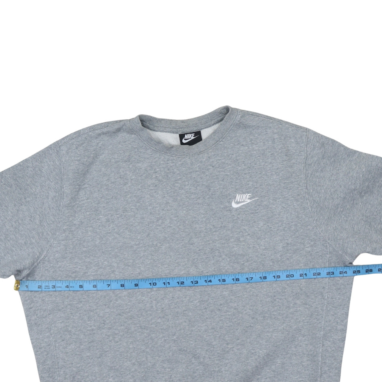 Nike Men's Grey Crew Neck Pullover Sweatshirt Size M