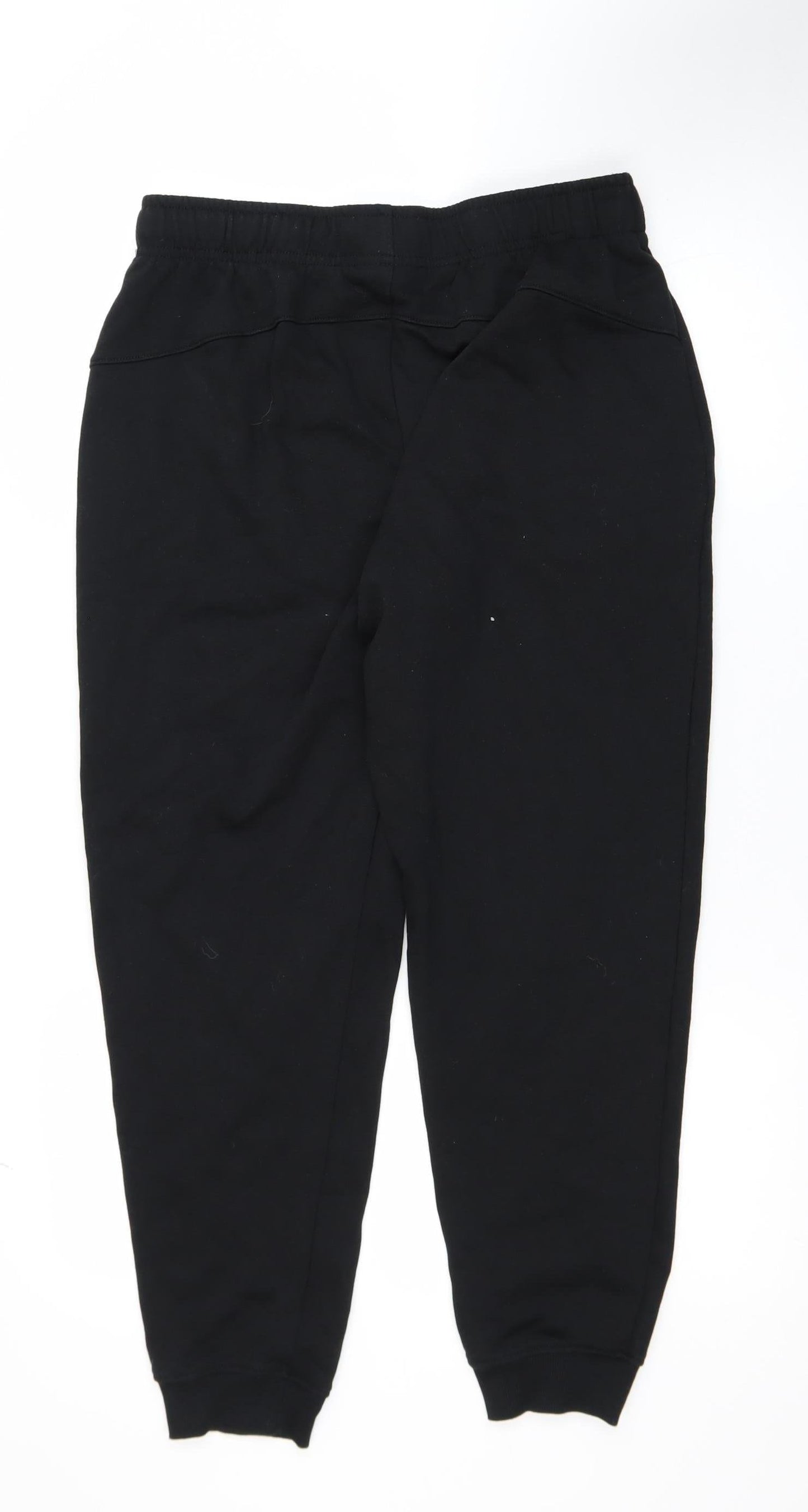 Calvin Klein Men Black Jogger Trousers M Cotton Blend