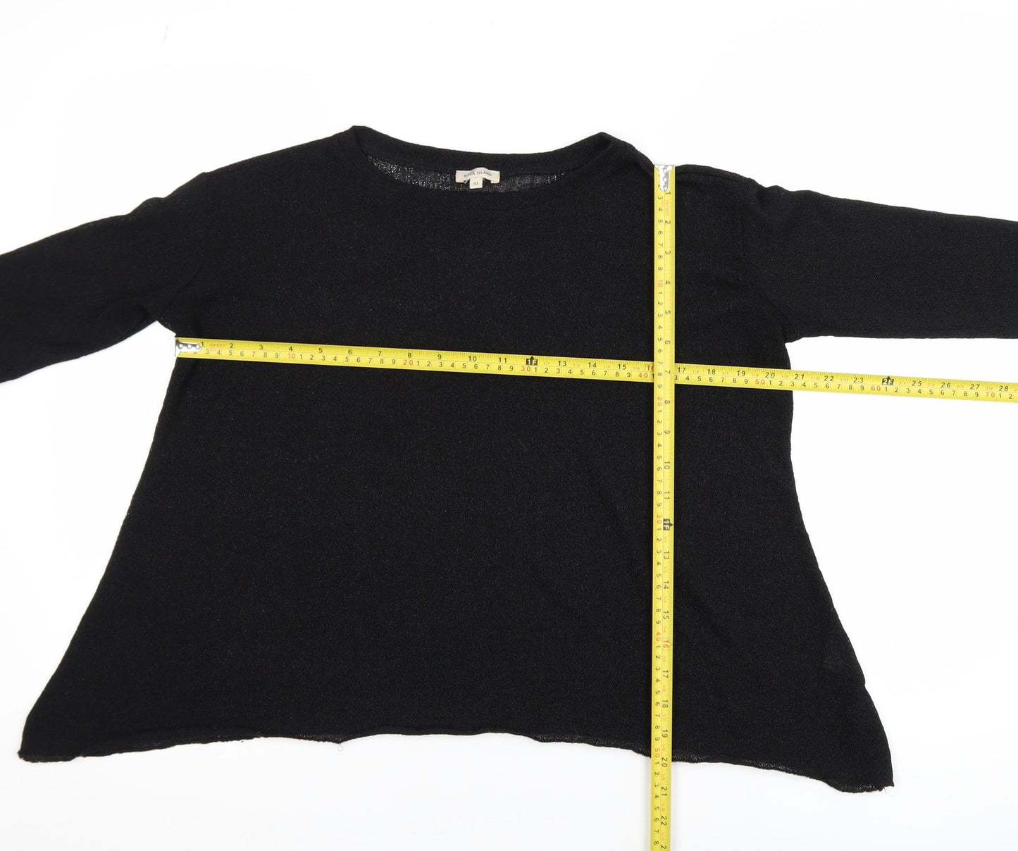 River Island Women’s Black Size 10 Crew Neck Long Sleeve Jumper