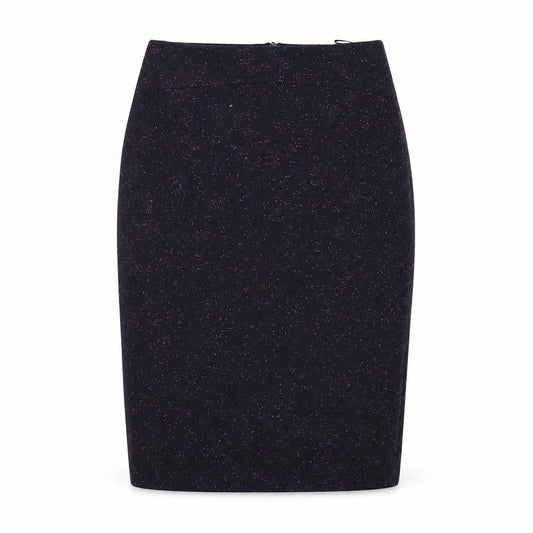Jaeger Women Black Wool Cashmere Pencil Skirt Size 10 Lined