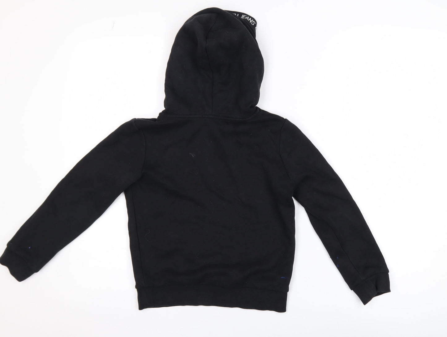 Calvin Klein Jeans Boys Black Pullover Hoodie 8 Years Cotton Blend