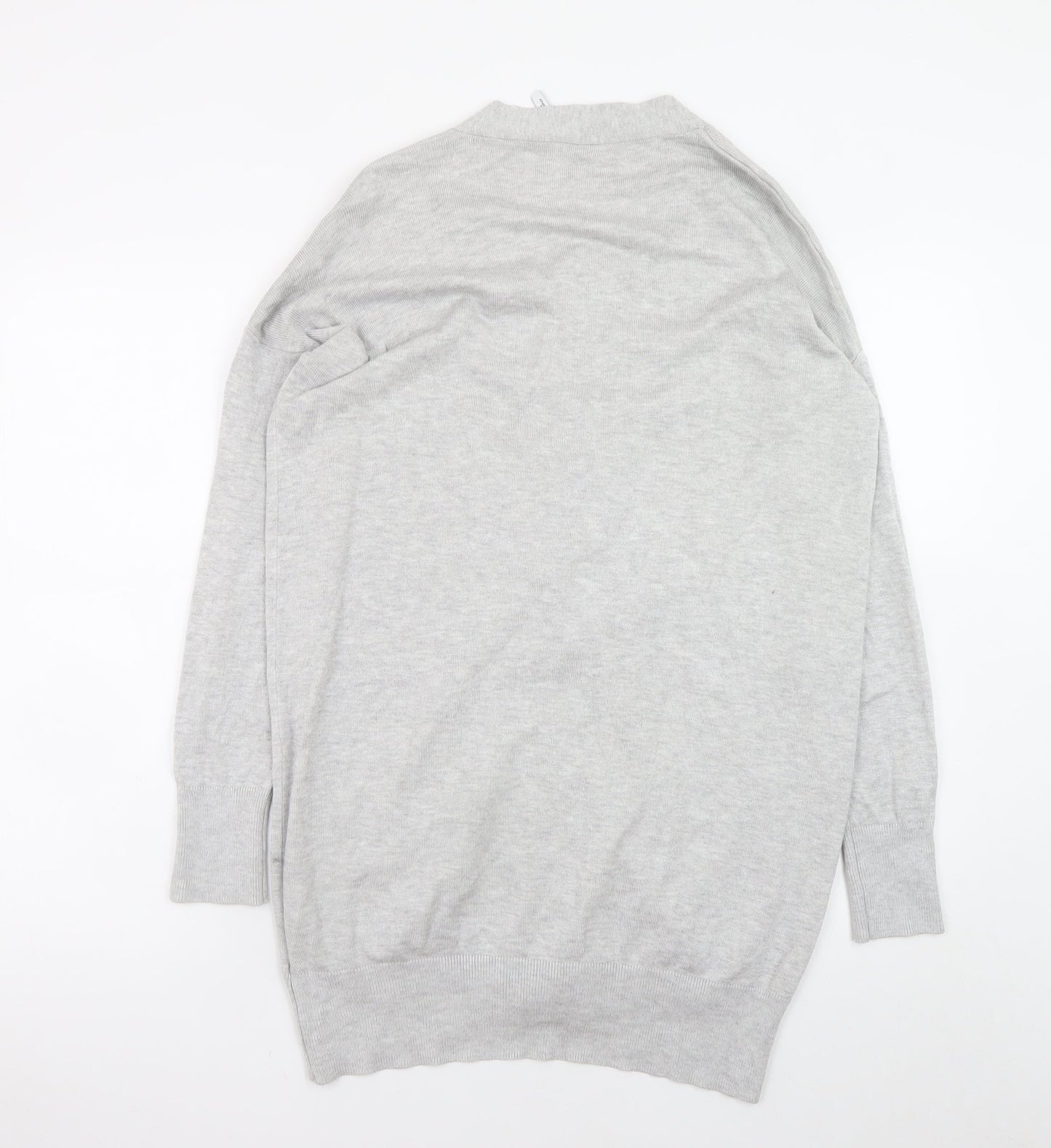 Capsule Womens Grey Long Sleeve Cardigan Size 12/14 Viscose Knit