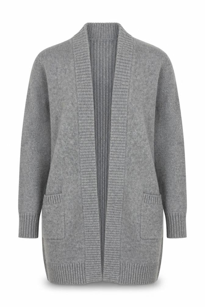 Boden Women's Grey Wool Blend Long Cardigan Size S