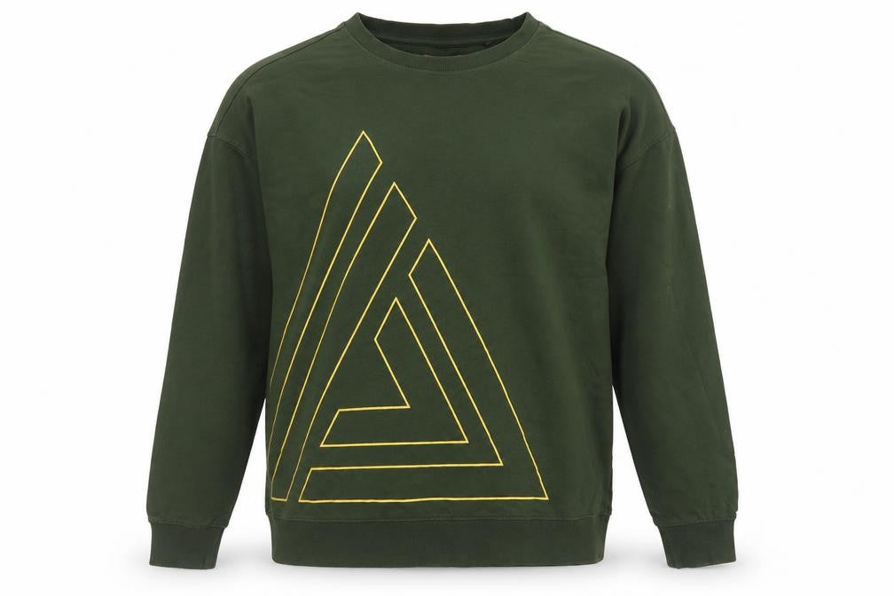 Next Men’s Green Graphic Print Cotton Sweatshirt Size L