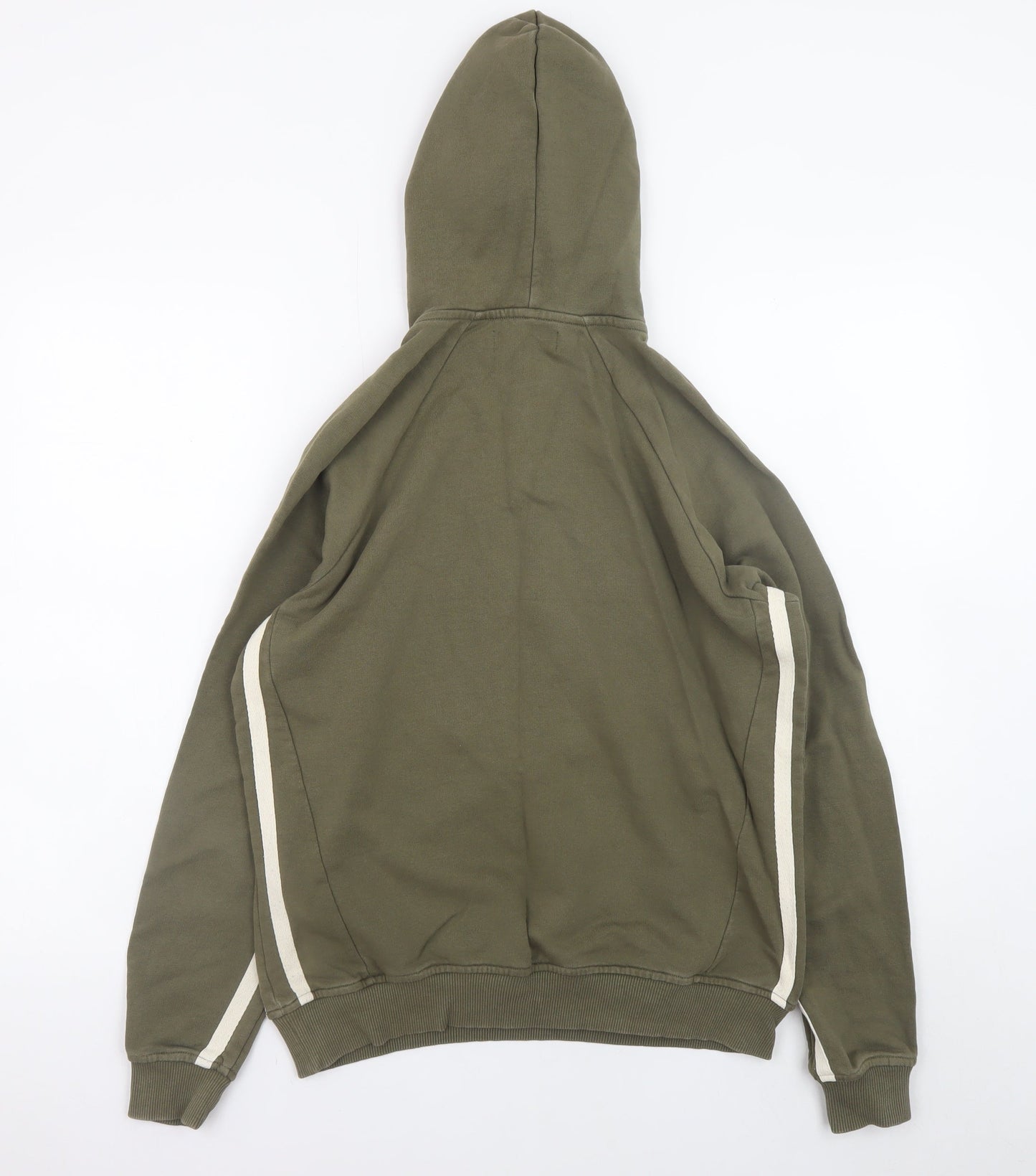 Religion Men’s Green Small Half Zip Hoodie with Logo