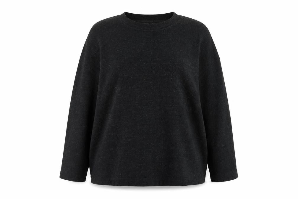 Marks & Spencer Women’s Black Cotton Pullover Jumper Size 18