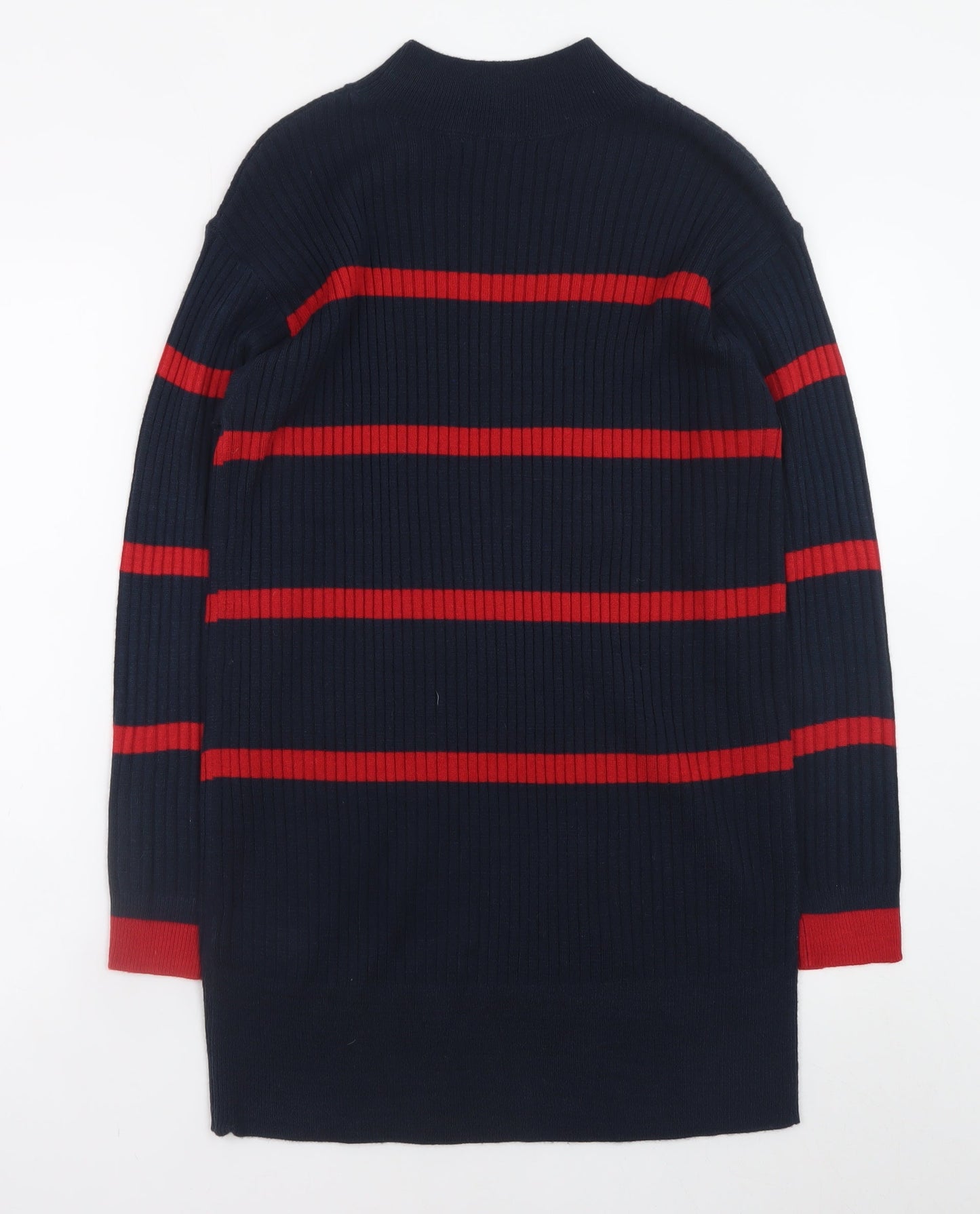 Marks and Spencer Women’s Blue Red Striped Jumper Dress Size S