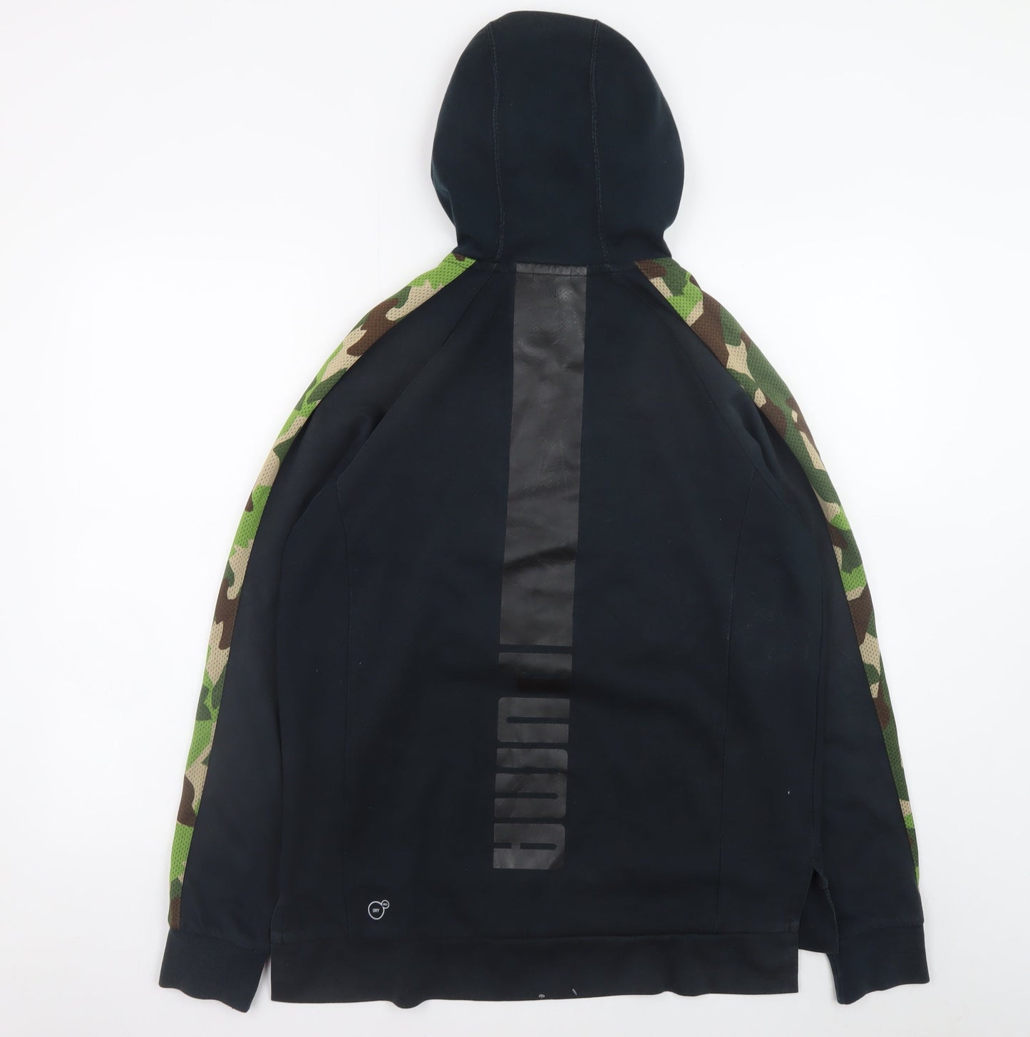 Puma Men's Black Camouflage 1/2 Zip Hoodie Size M