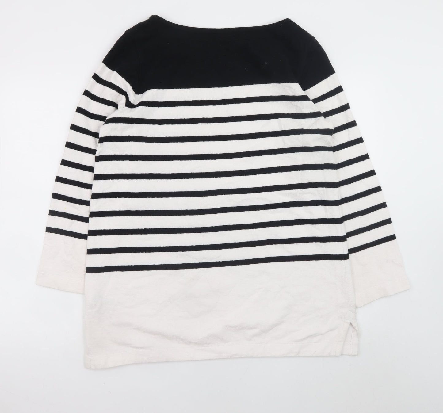 Marks and Spencer Women’s Black White Striped Shift Dress Size 14