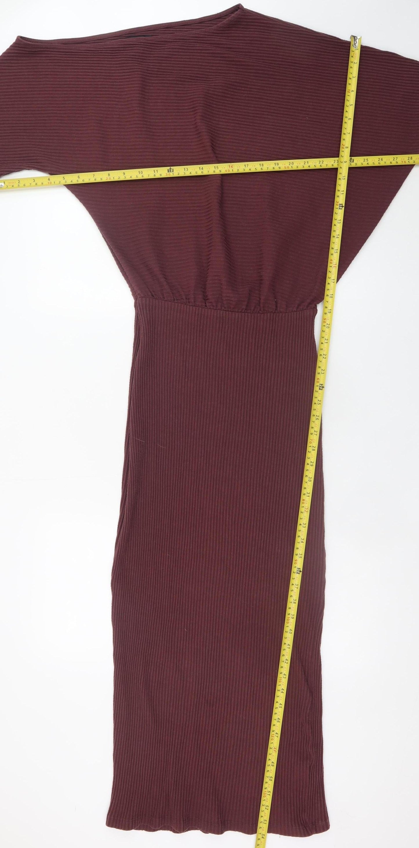 ASOS DESIGN Women’s Brown Midi Bodycon Dress Size 10