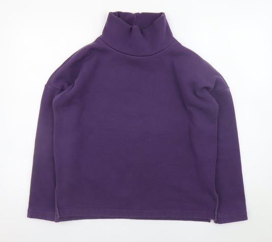 Next Women's Purple High Neck Pullover Sweatshirt Size 10