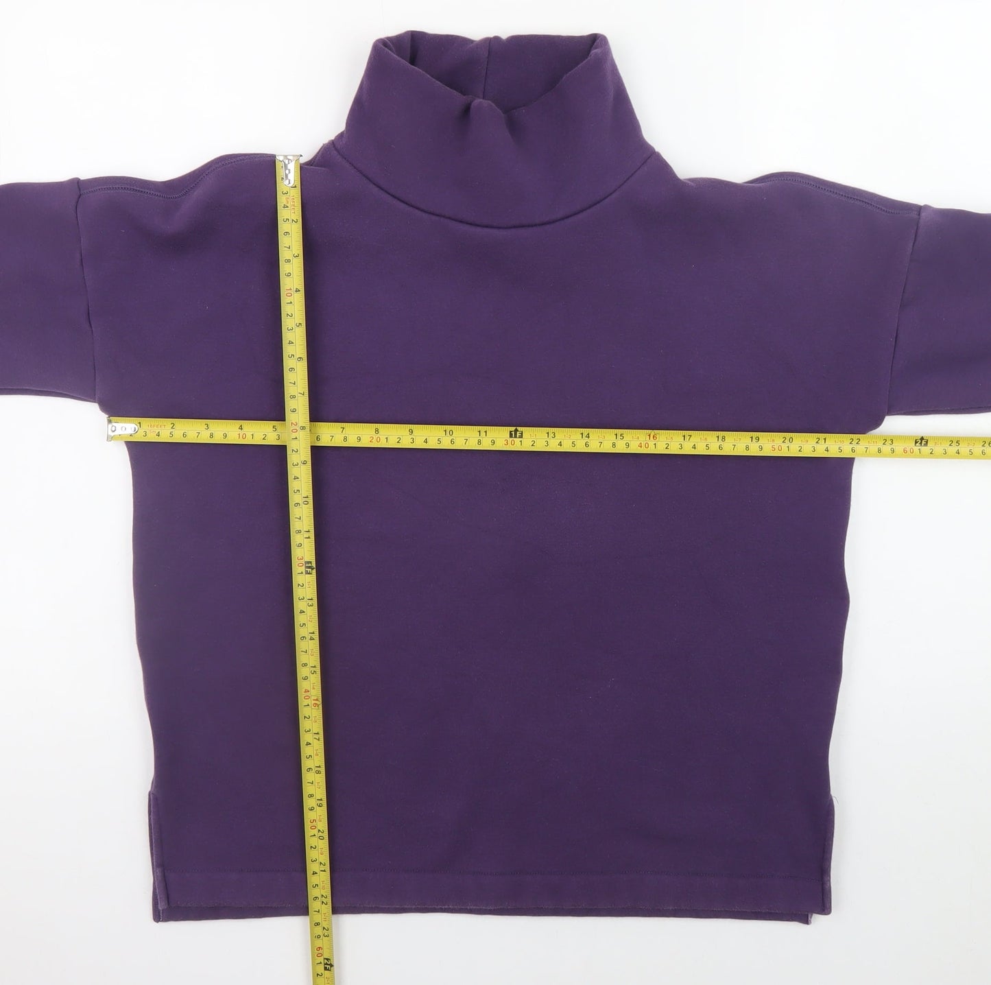 Next Women's Purple High Neck Pullover Sweatshirt Size 10