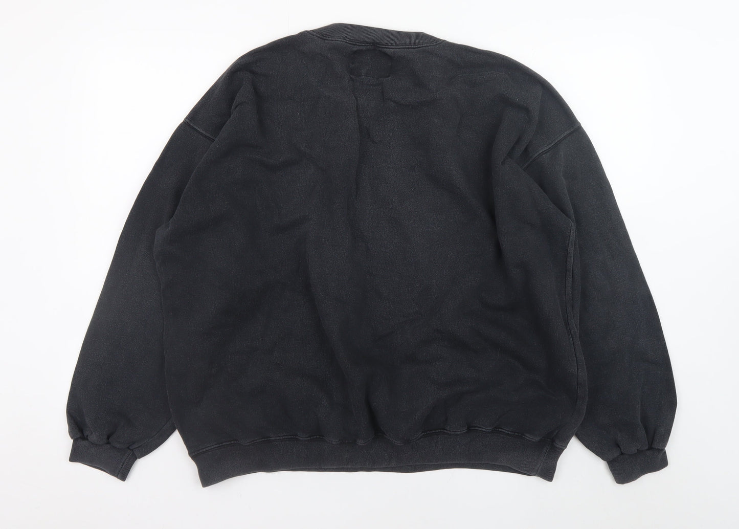 Cotton Traders Men's Black XL Crew Neck Pullover Sweatshirt