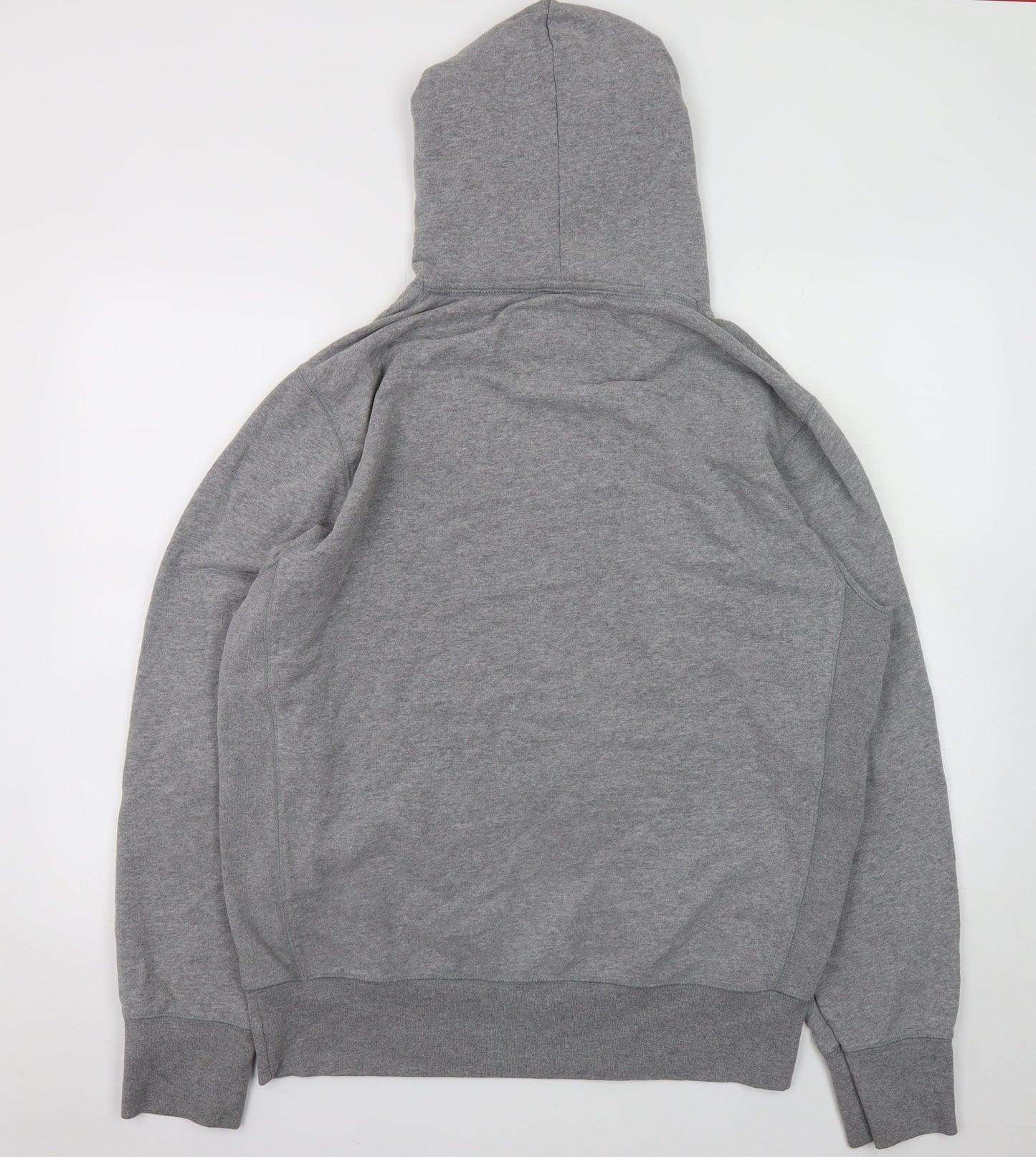 Franklin & Marshall Men’s Grey 2XL Pullover Hoodie with Logo