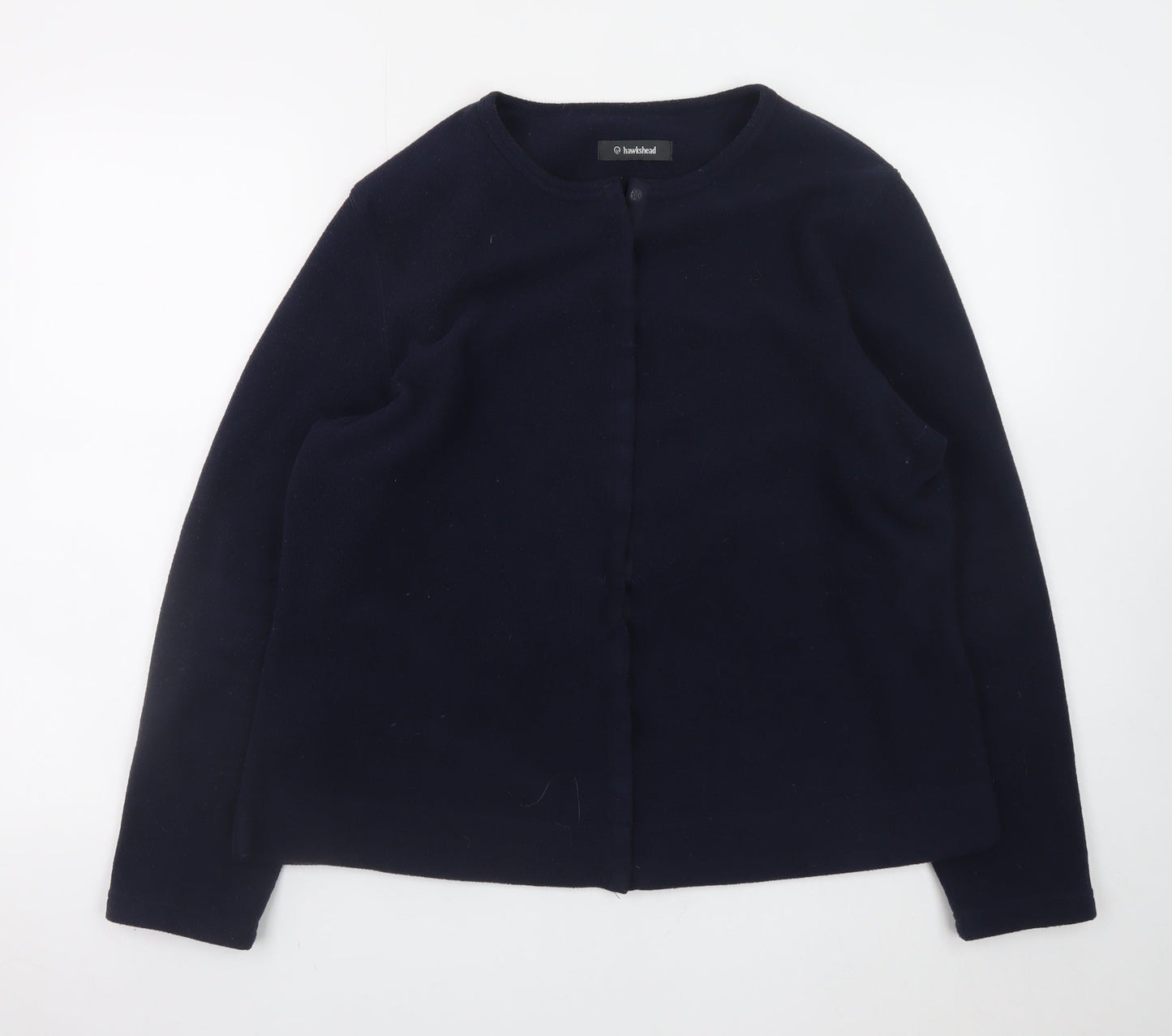 Hawkshead Women's Blue Fleece Jacket Size 18 Regular Lightweight