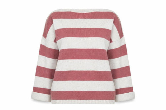 FatFace Womens Multicoloured Stripe Cotton Wool Jumper Size 10