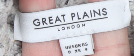 Great Plains Women’s Grey Roll Neck Chunky Knit Jumper UK 8