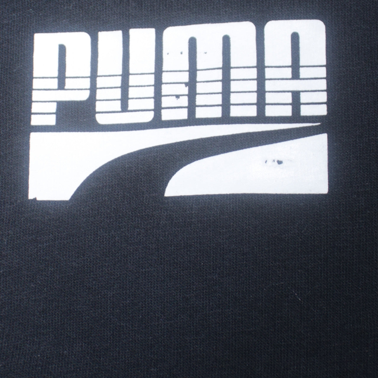 Puma Boys Black Pullover Hoodie 13-14 Years Logo Cotton Blend Sweatshirt