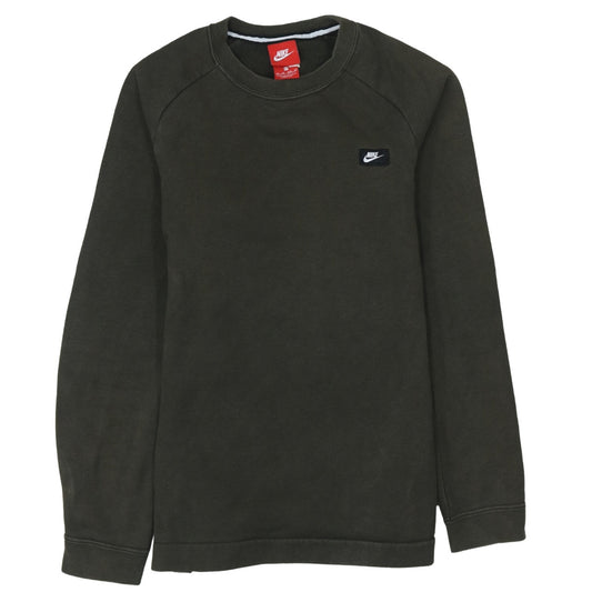 Nike Men's Green XS Pullover Crew Neck Fleece Sweatshirt