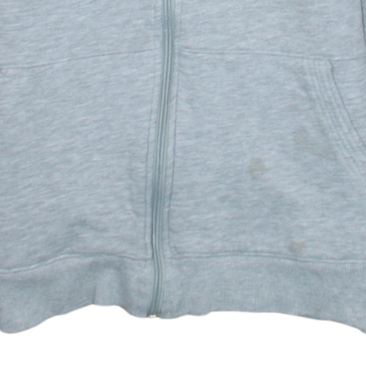 Reebok Men’s Grey Full Zip Hoodie Size M Regular Fit