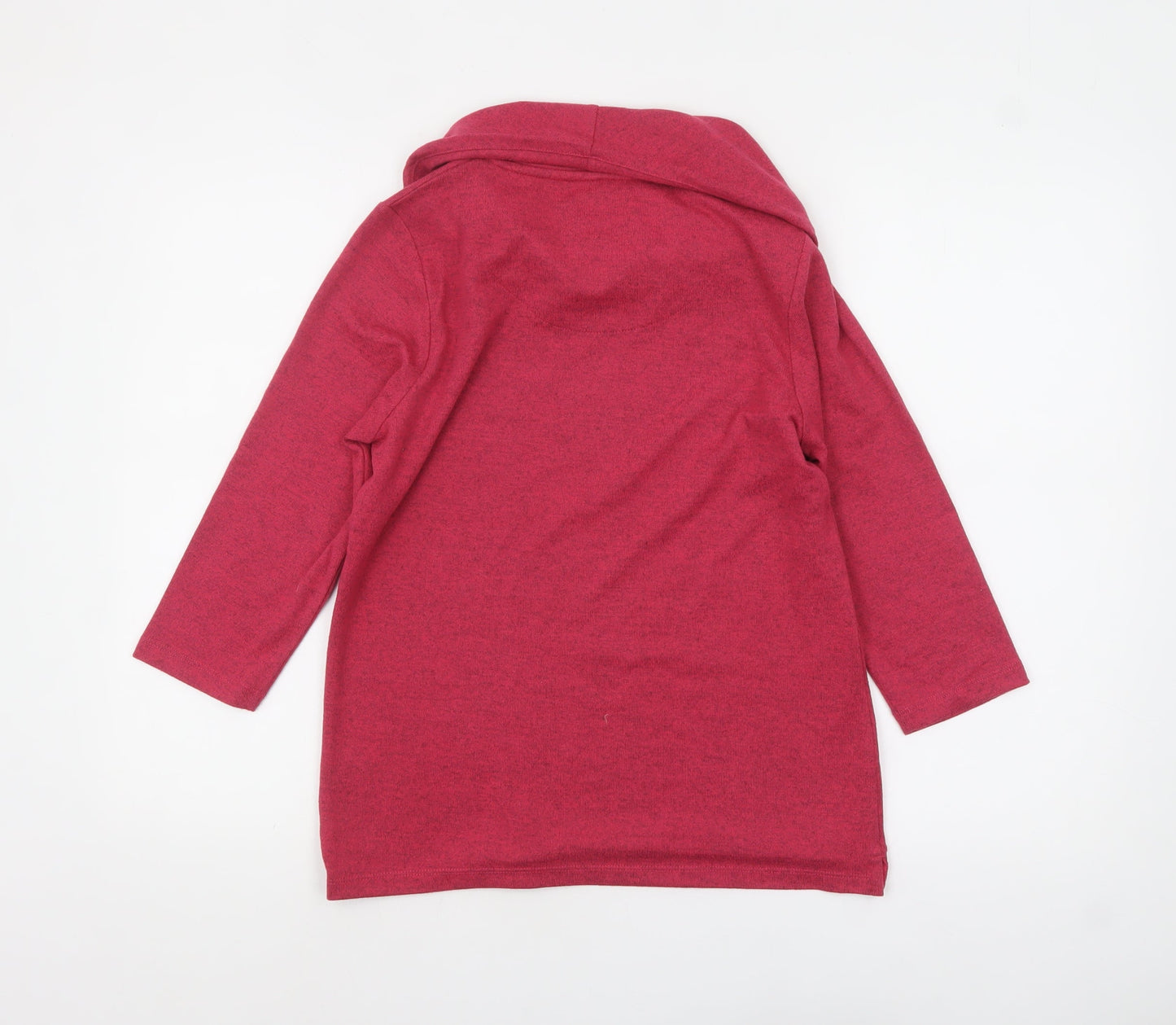 Penny Plain Women Pink Cowl Neck Tunic Top Size 8