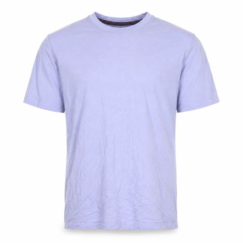 Better Life Men's Purple Cotton Crew Neck Short Sleeve T-Shirt M