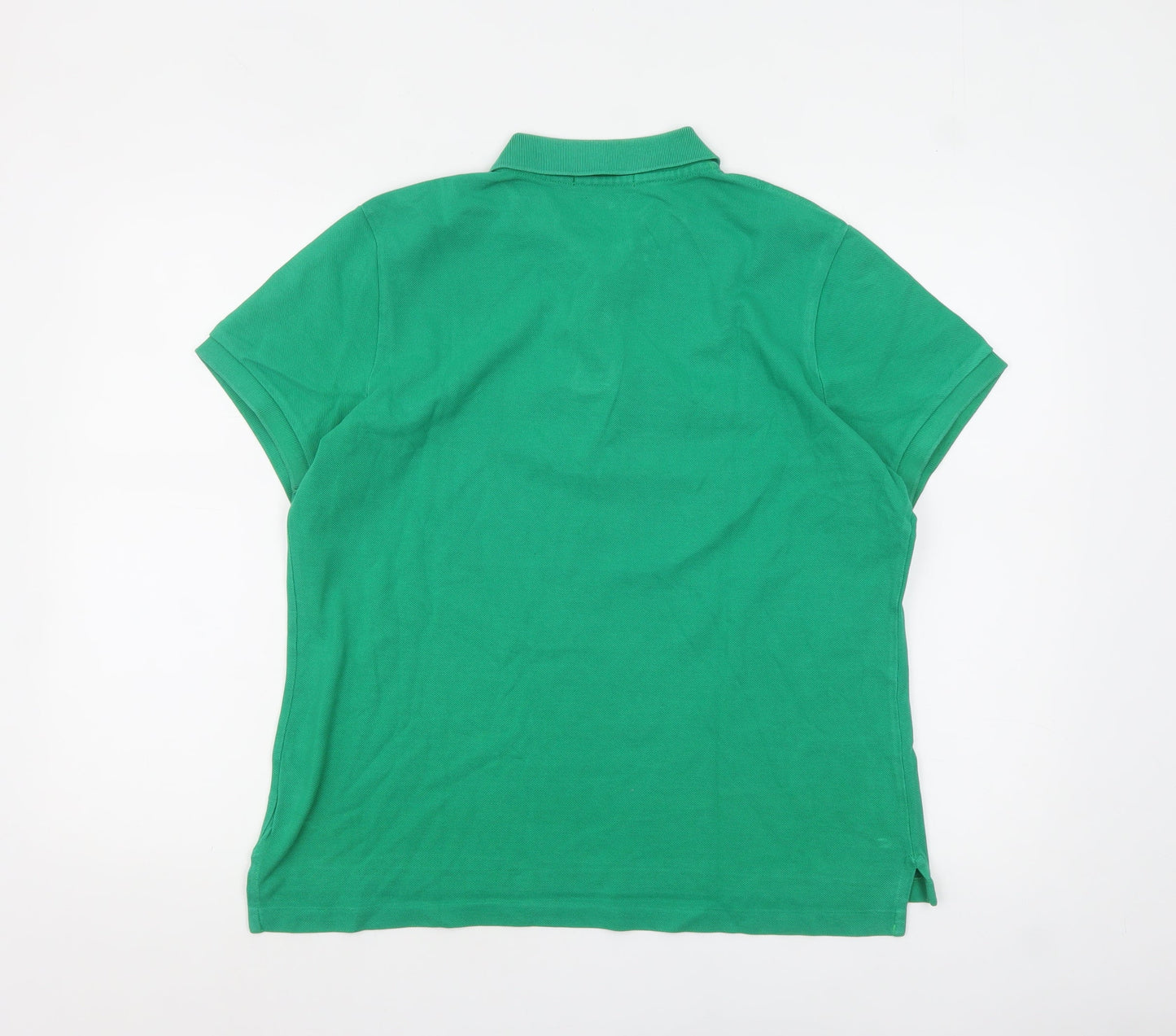 Ralph Lauren Men's Green Slim Fit Cotton Polo Shirt XL