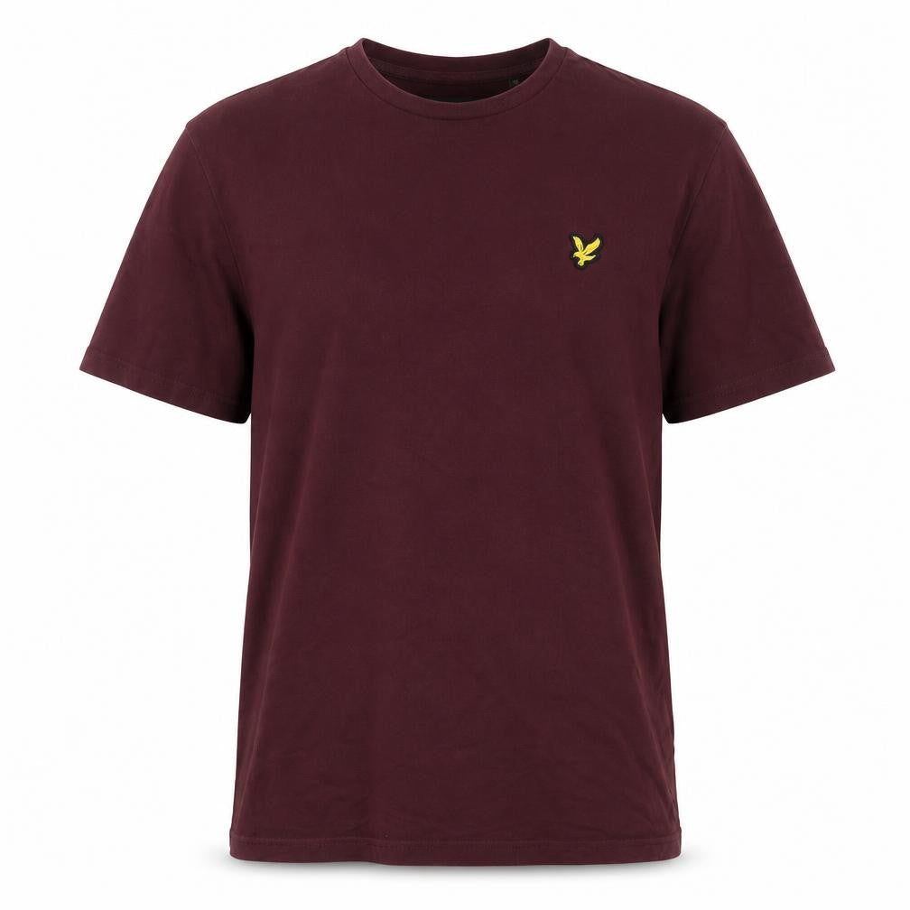 Lyle & Scott Mens Brown Cotton Crew Neck Short Sleeve T-Shirt Size L