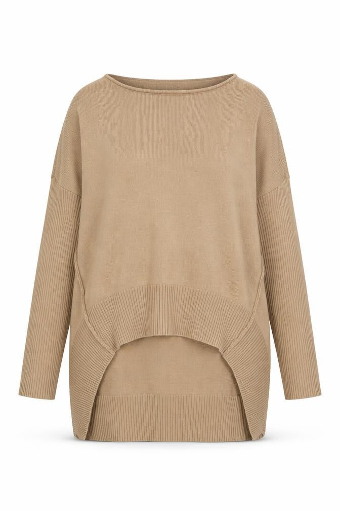 River Island Women’s Beige Knit Pullover Jumper Size M