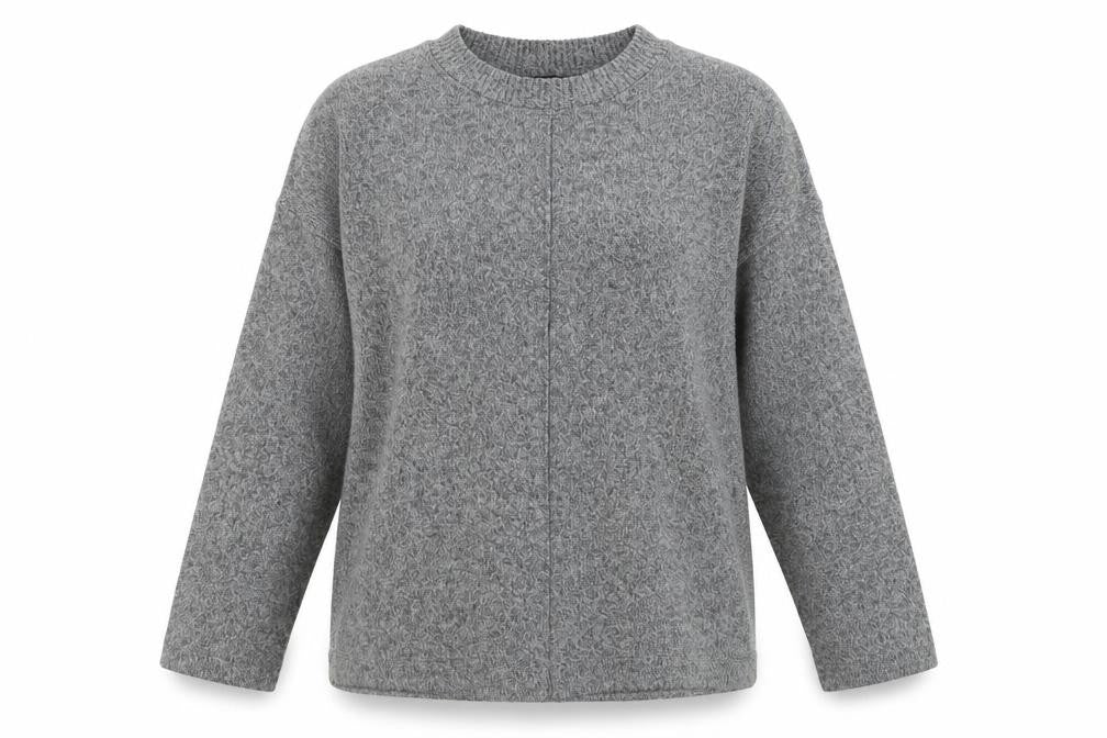 F&F Women's Grey Crew Neck Pullover Jumper Size M