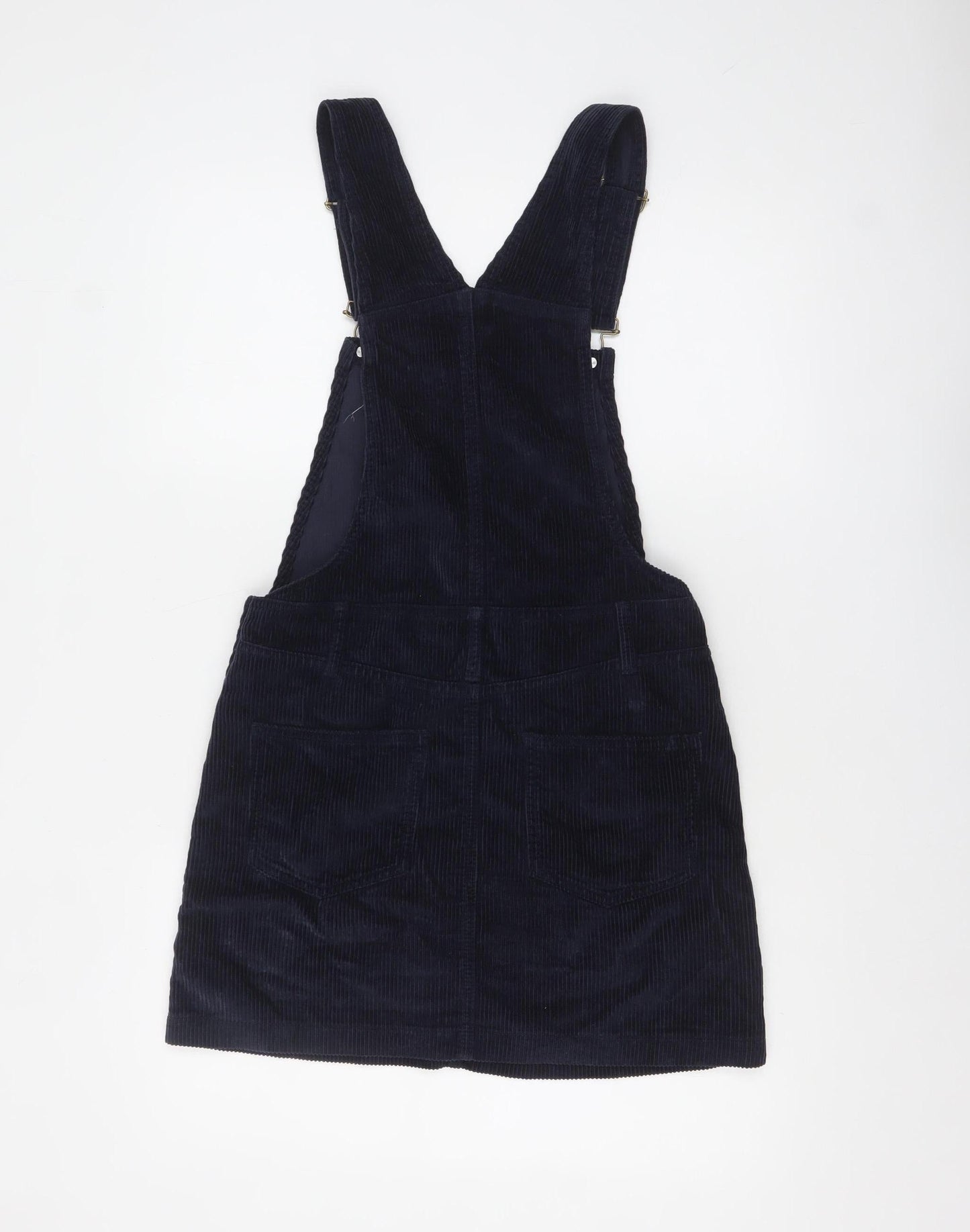 American Apparel Women's Blue Corduroy Pinafore Dress S