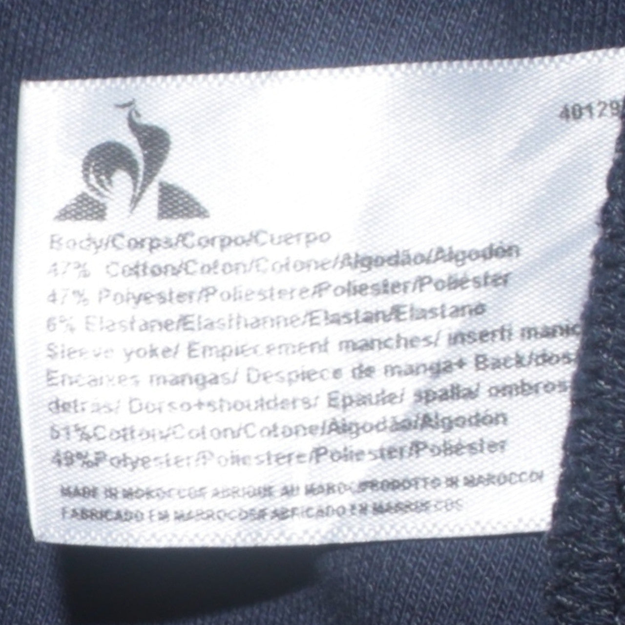 Le Coq Sportif Men's Blue Full Zip Hoodie Size S