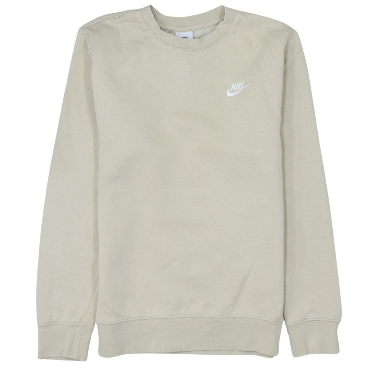 Nike Men's Beige XS Pullover Crew Neck Sweatshirt