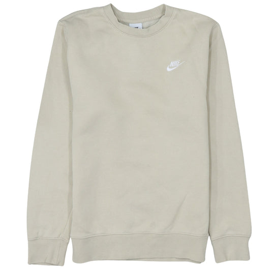 Nike Men's Beige XS Pullover Crew Neck Sweatshirt