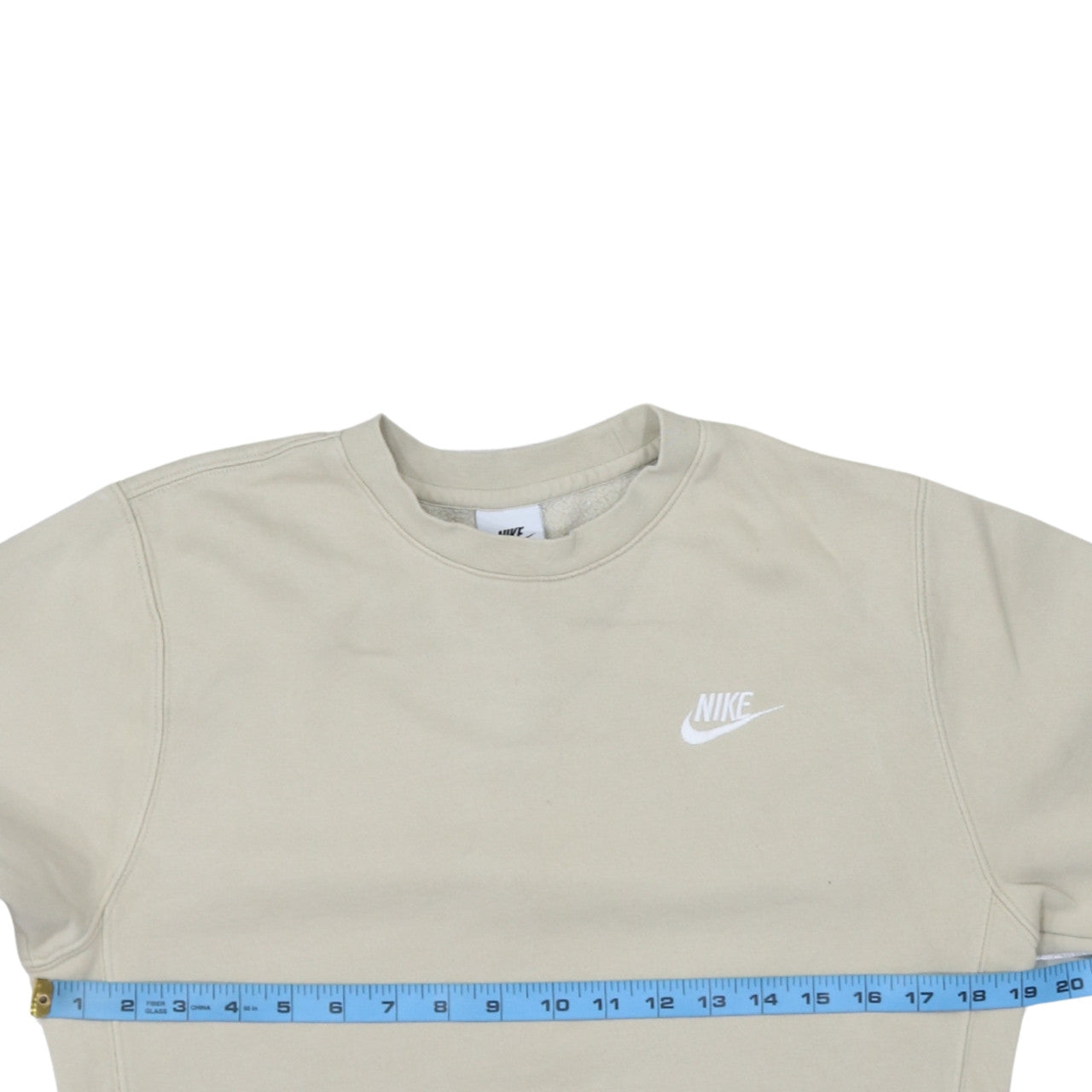Nike Men's Beige XS Pullover Crew Neck Sweatshirt